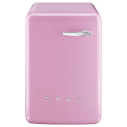 Smeg Slimline Freestanding Washing Machine, 7kg Load, A++ Energy Rating, 1400rpm Spin Pink Gloss